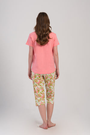 Woman Supreme Lase Capri Set
