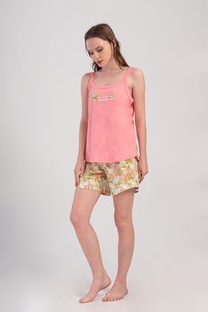 Woman Supreme Big Size Lase Short Set