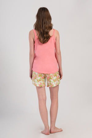 Woman Supreme Big Size Lase Short Set