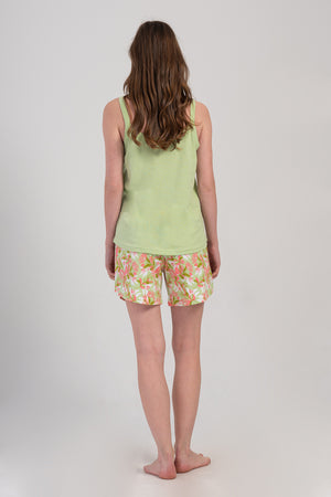 Woman Supreme Big Size Lase Short Set