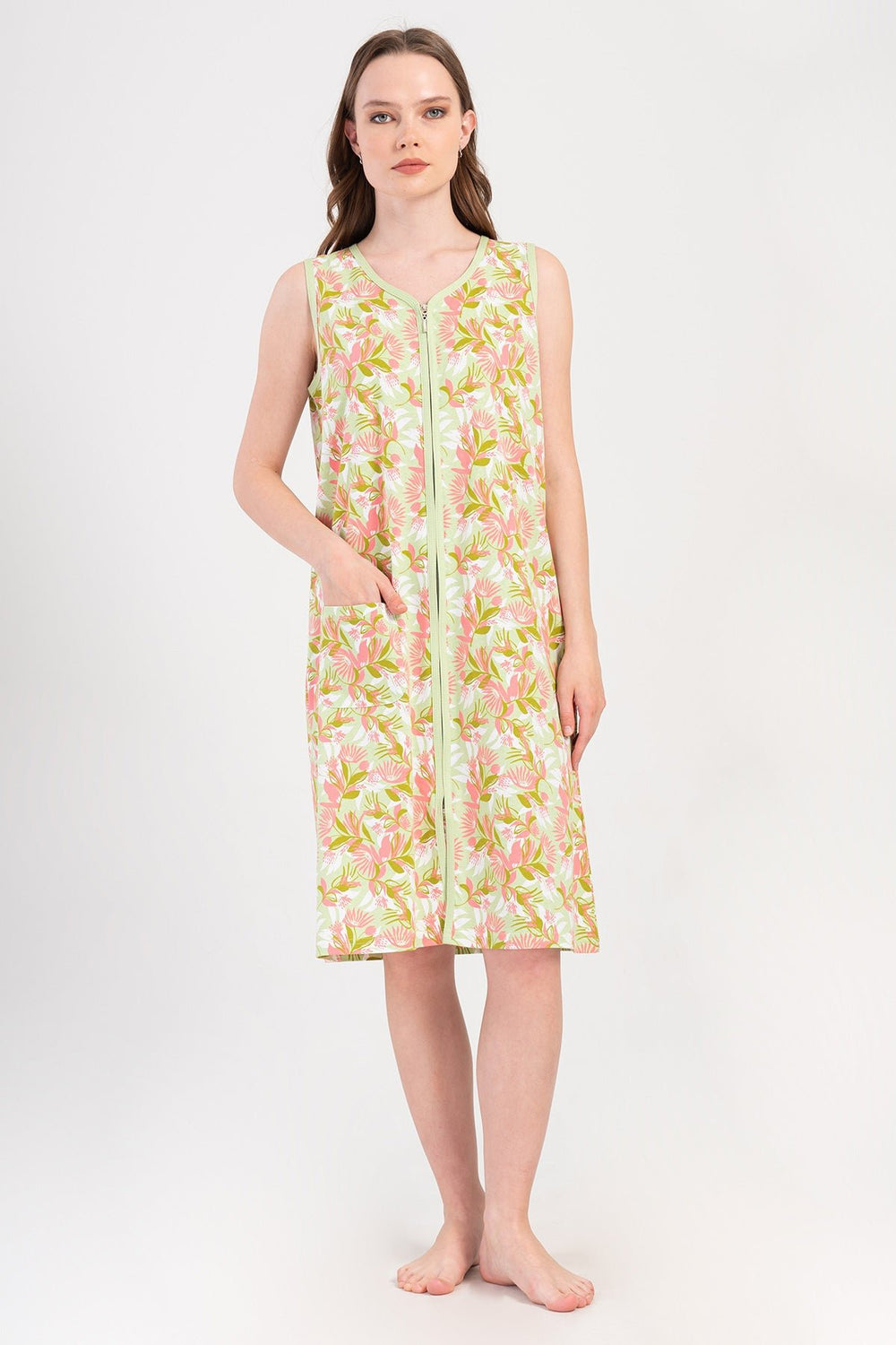 KADIN EV ELBISESI SUPREM 408166 - Vienetta1.GrupCELADONGREEN