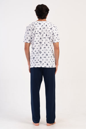 ERKEK PIJAMA TAKIM SUPREM 408171 - VienettaLACIVERTXL