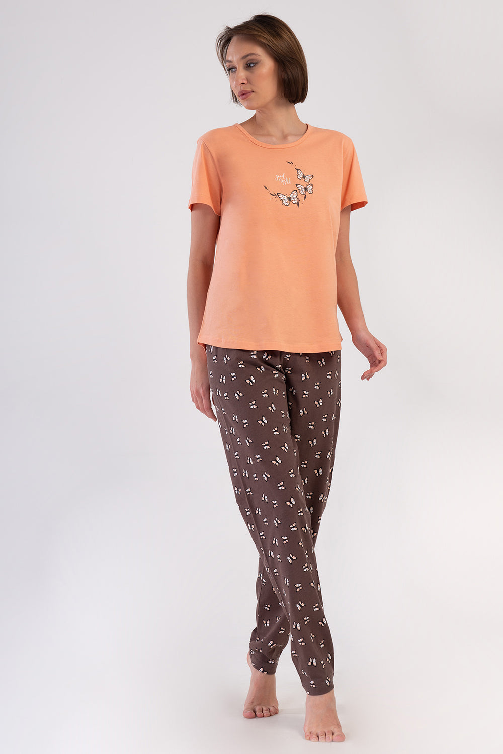 KADIN XXL PIJAMA TAKIM SUPREM 408176 - Vienetta1.GrupSOFT PINK