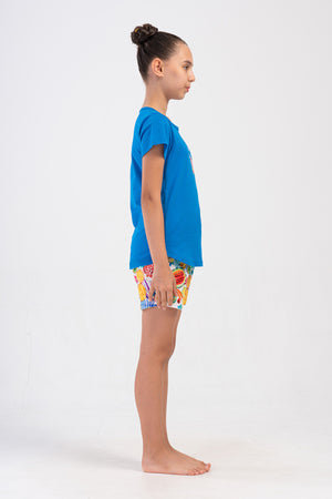 Kids' Girl Supreme Qesa Colorful Short Set