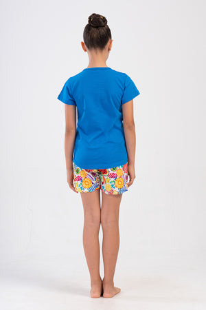 Kids' Girl Supreme Qesa Colorful Short Set