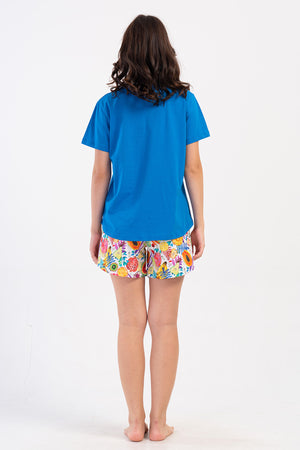 Woman Supreme Big Size Qesa Colorful Short Set