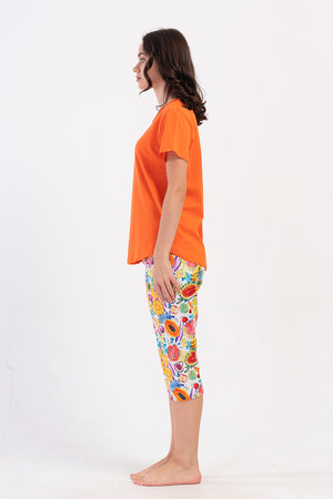 Woman Supreme Qesa Colorful Capri Set