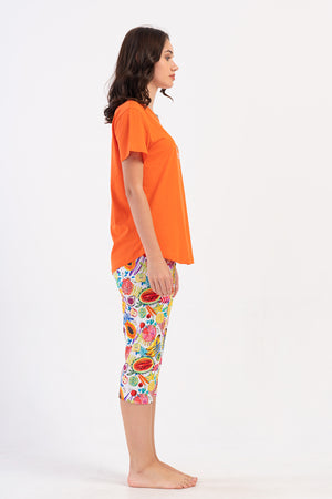 Woman Supreme Qesa Colorful Capri Set