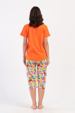 Woman Supreme Qesa Colorful Capri Set