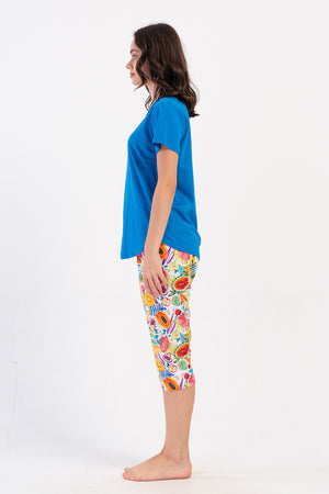 Woman Supreme Qesa Colorful Capri Set