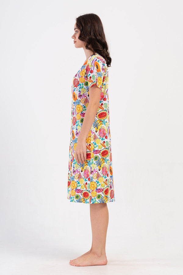 Woman Supreme Qesa Colorful Home Dress