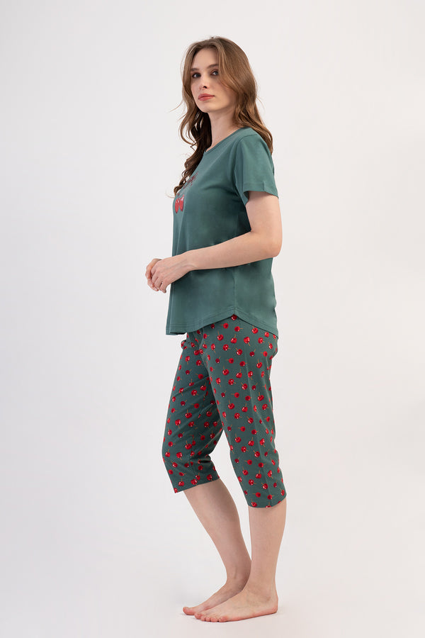 KADIN XXL KAPRI TAKIM SUPREM 408203 - Vienetta1.GrupPETROL