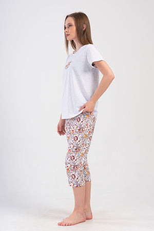 KADIN KAPRI TAKIM SUPREM 408208 - Vienetta1.GrupGRAY MELANGE