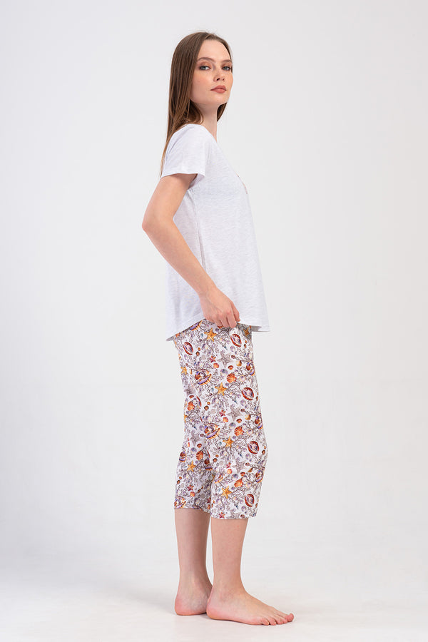 KADIN KAPRI TAKIM SUPREM 408208 - Vienetta1.GrupGRAY MELANGE