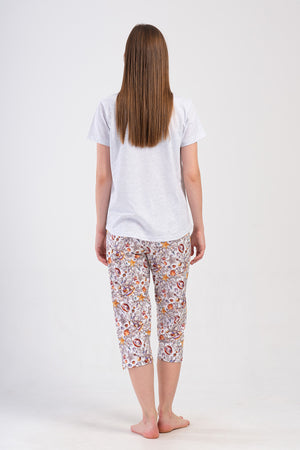 KADIN KAPRI TAKIM SUPREM 408208 - Vienetta1.GrupGRAY MELANGE