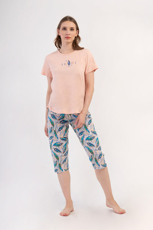 Woman Supreme Big Size Oleo Capri Set