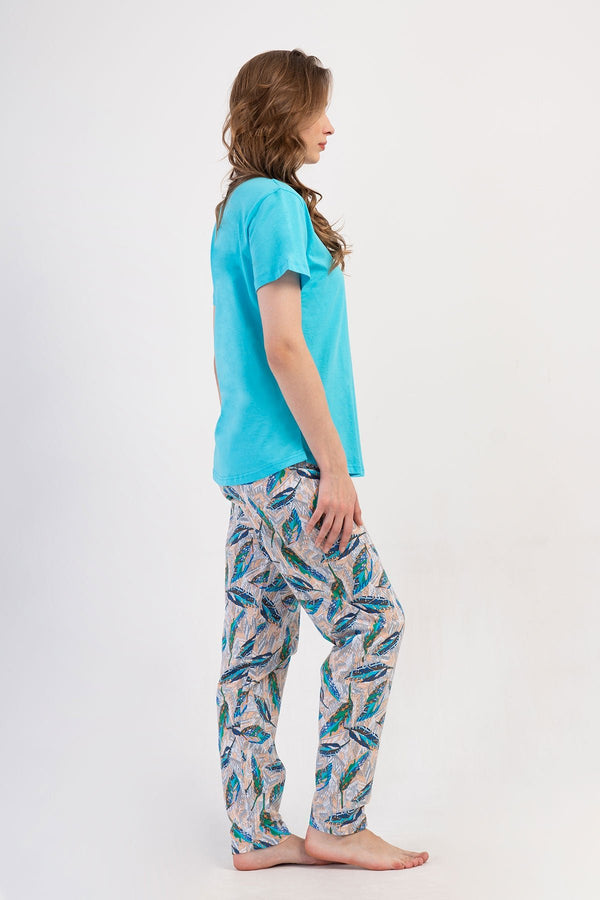 KADIN XXL PIJAMA TAKIM SUPREM 408213 - Vienetta1.GrupSOFT PINK