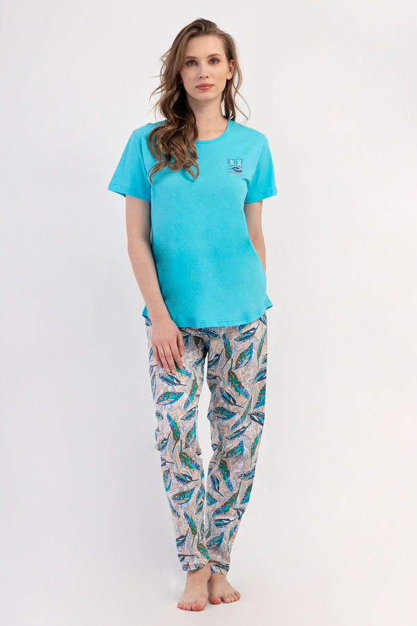 KADIN XXL PIJAMA TAKIM SUPREM 408213 - Vienetta1.GrupSOFT PINK