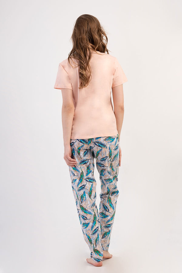 KADIN XXL PIJAMA TAKIM SUPREM 408213 - Vienetta1.GrupSOFT PINK