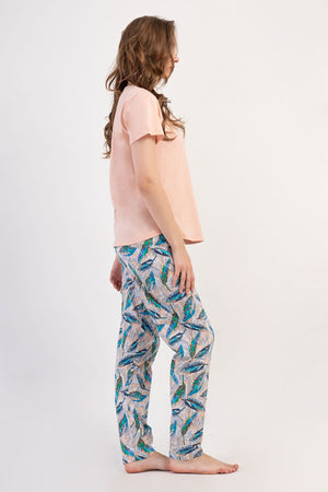 KADIN XXL PIJAMA TAKIM SUPREM 408213 - Vienetta1.GrupSOFT PINK