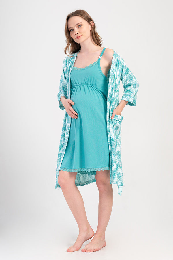 Woman Supreme Valone Pregnant Dressing Gown Set