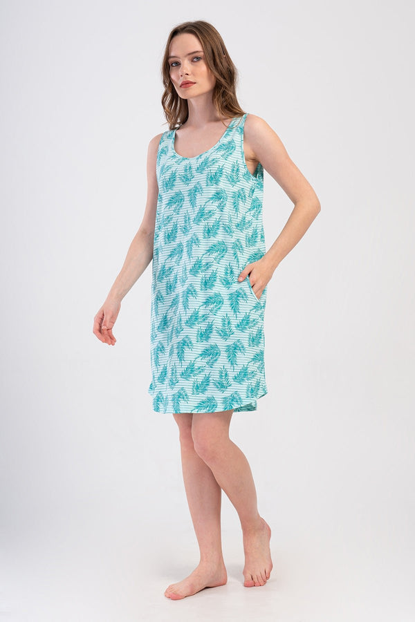 KADIN GENIS ASKILI TUNIK 408231 - Vienetta1.GrupMINT