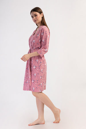 KADIN SUPREM 3/4KOL SABAHLIK 408237 - Vienetta1.GrupPINK