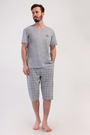 ERKEK KAPRI TAKIM SUPREM 408247 - Vienetta1.GrupGRAY MELANGE