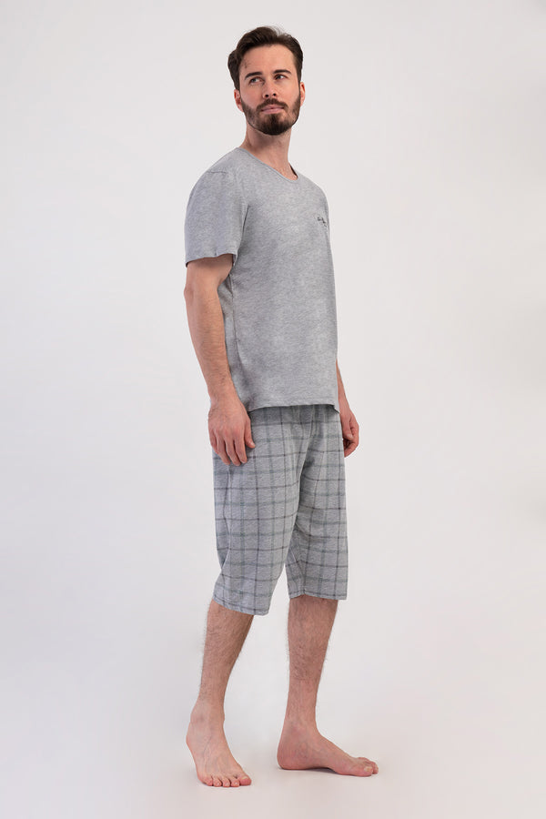 ERKEK KAPRI TAKIM SUPREM 408247 - Vienetta1.GrupGRAY MELANGE