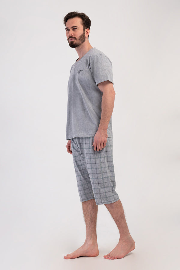 ERKEK KAPRI TAKIM SUPREM 408247 - Vienetta1.GrupGRAY MELANGE