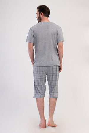 ERKEK KAPRI TAKIM SUPREM 408247 - Vienetta1.GrupGRAY MELANGE