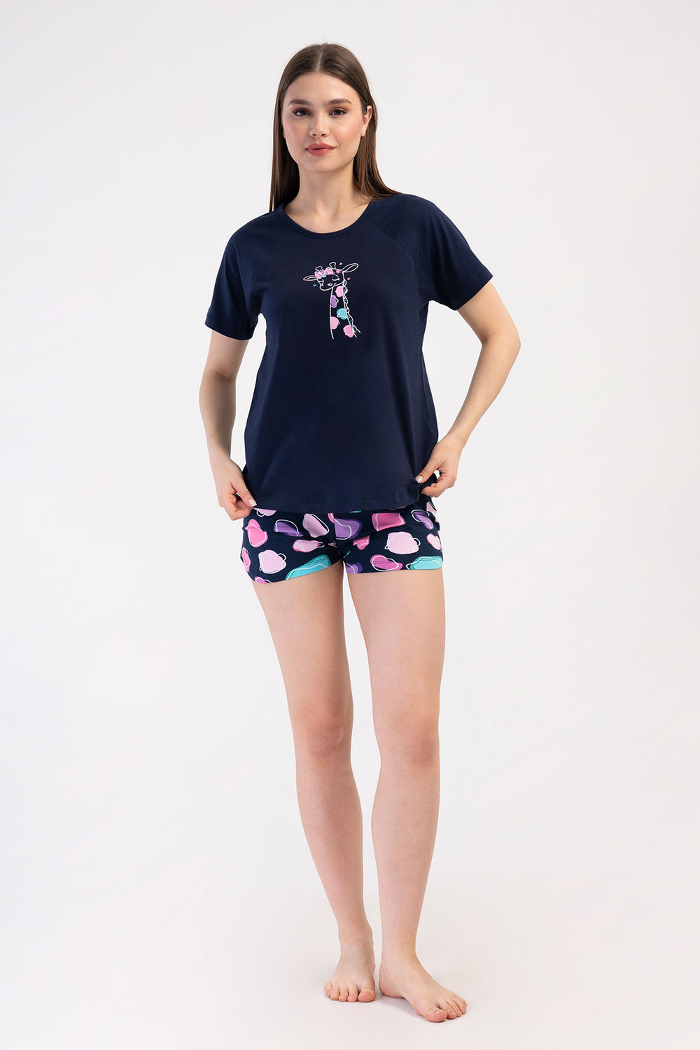 Woman Lycra Supreme Offe Short Set