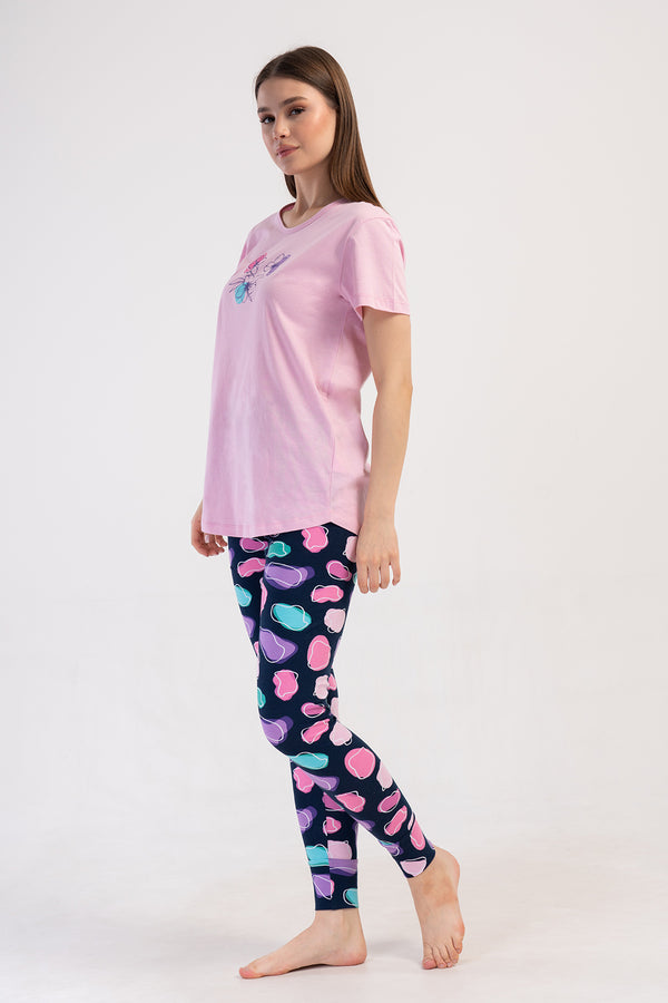 Woman Lycra Supreme Offe Pyjama Set