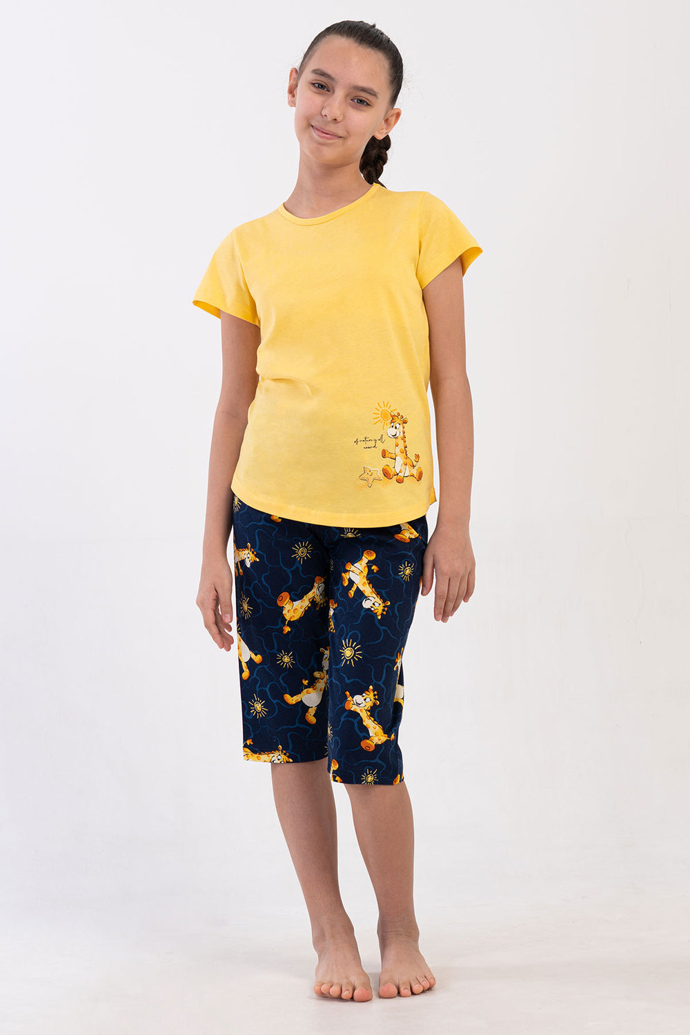 Kids' Girl Supreme Giraffe Capri Set