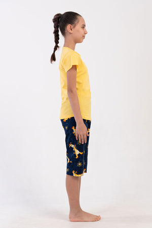 Kids' Girl Supreme Giraffe Capri Set