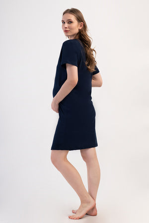 HAMILE TUNIK SUPREM 408280 - Vienetta1.GrupY.LACIVERT