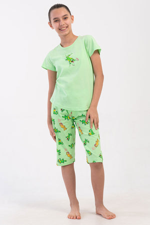 Kids' Girl Supreme Frogy Capri Set