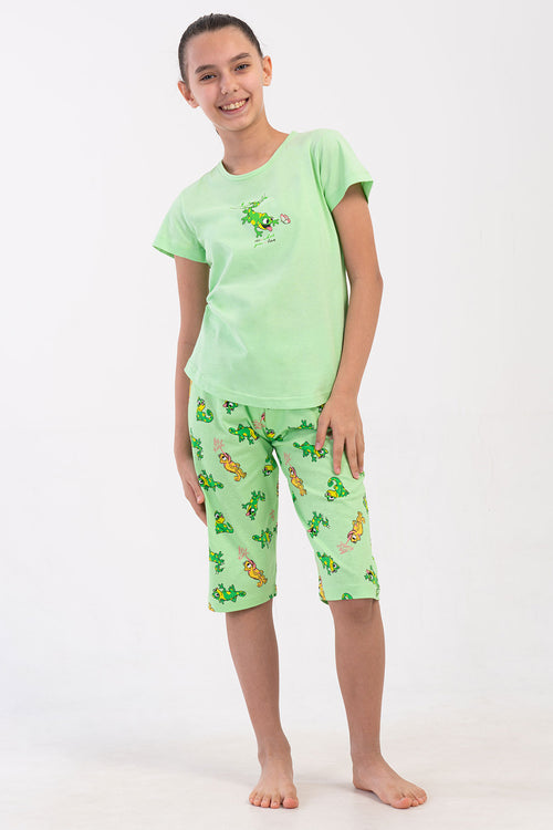 Kids' Girl Supreme Frogy Capri Set