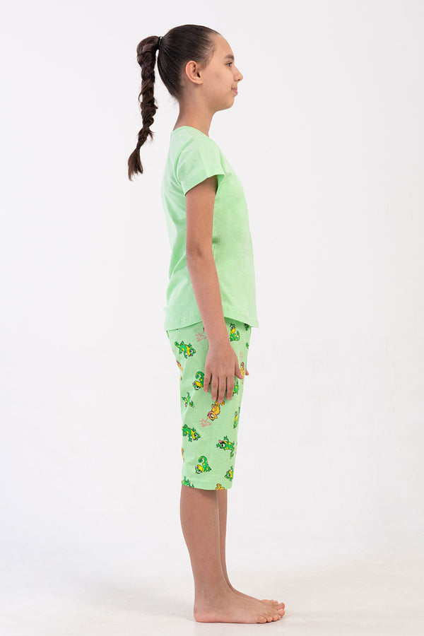 Kids' Girl Supreme Frogy Capri Set
