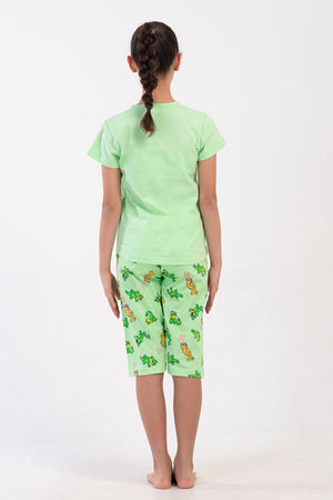 Kids' Girl Supreme Frogy Capri Set