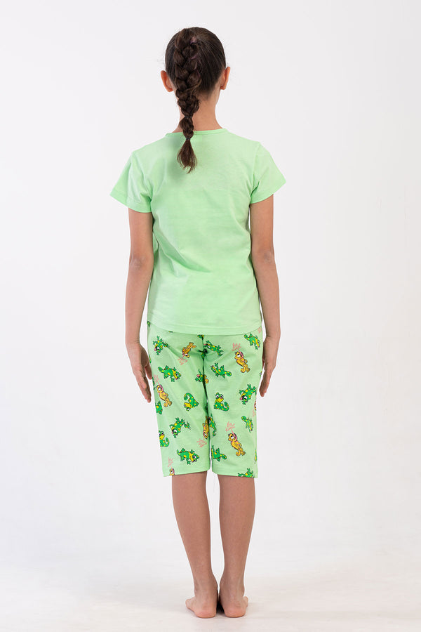 Kids' Girl Supreme Frogy Capri Set