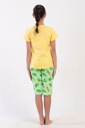 Kids' Girl Supreme Frogy Capri Set