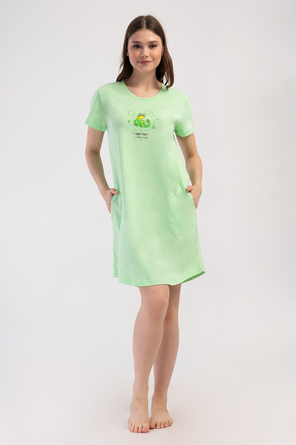 KADIN TUNIK SUPREM 408284 - VienettaCELADONGREENXL