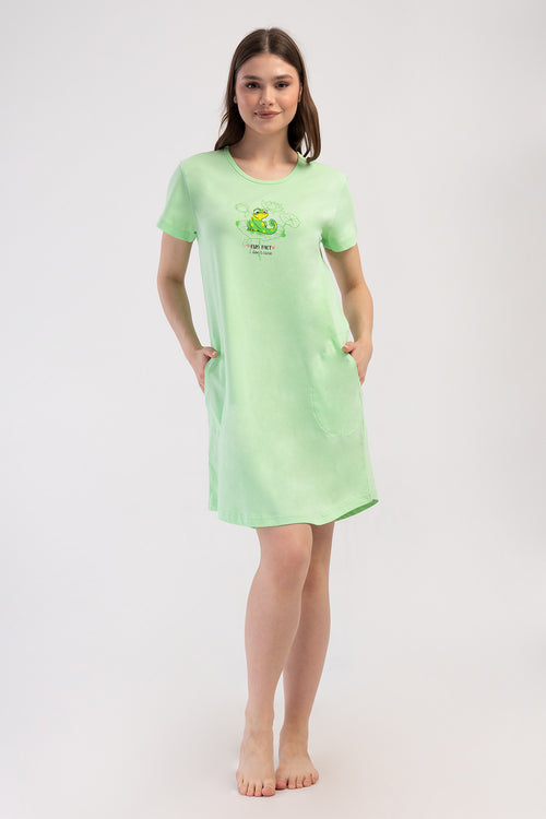 KADIN TUNIK SUPREM 408284 - Vienetta1.GrupCELADONGREEN