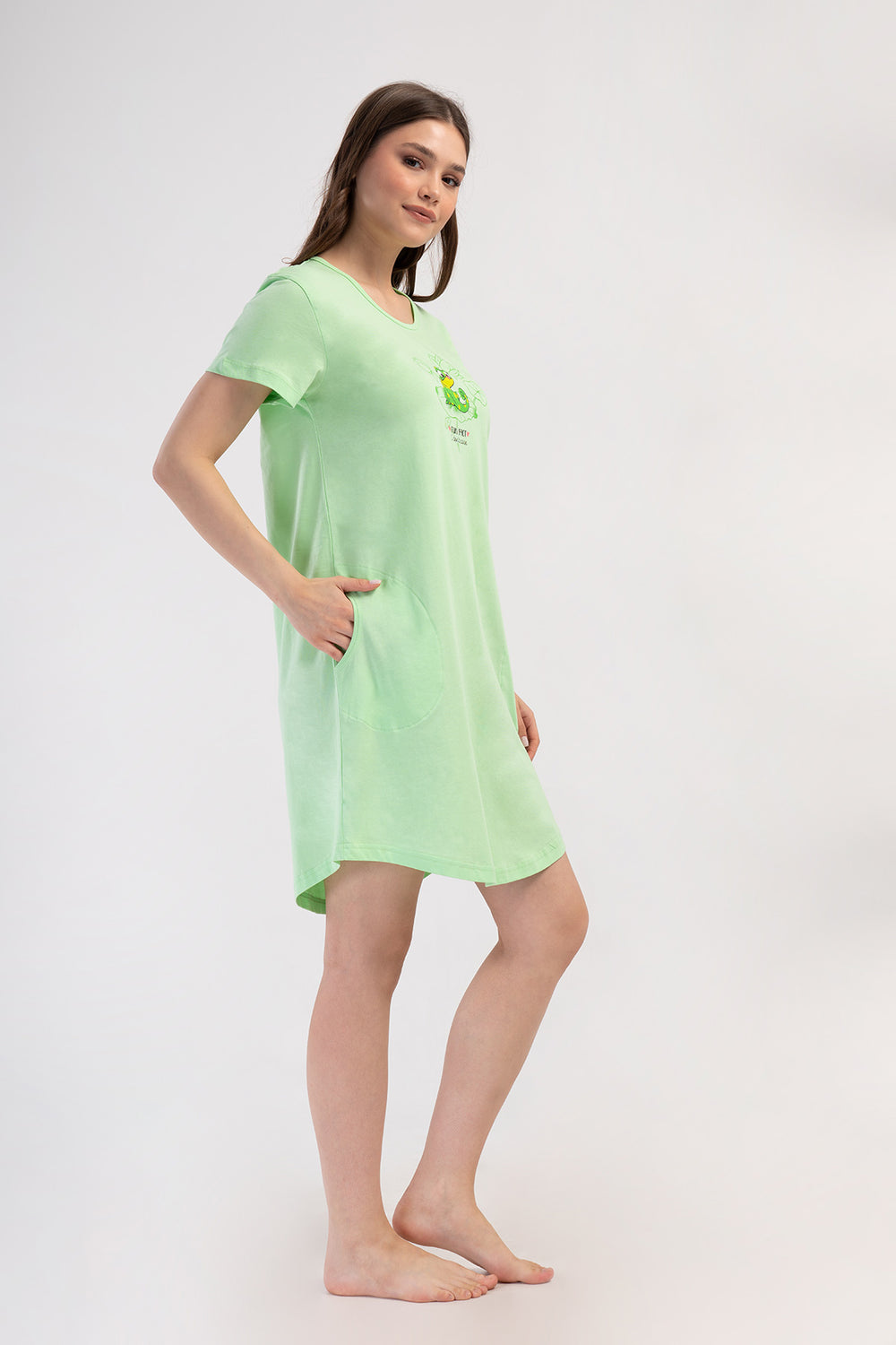 KADIN TUNIK SUPREM 408284 - VienettaCELADONGREENXL