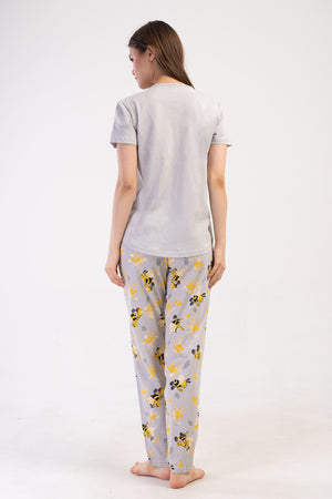 KADIN P.SUPREM O YAKA KISA KOL ETEGI OVAL PIJAMA TAKIM