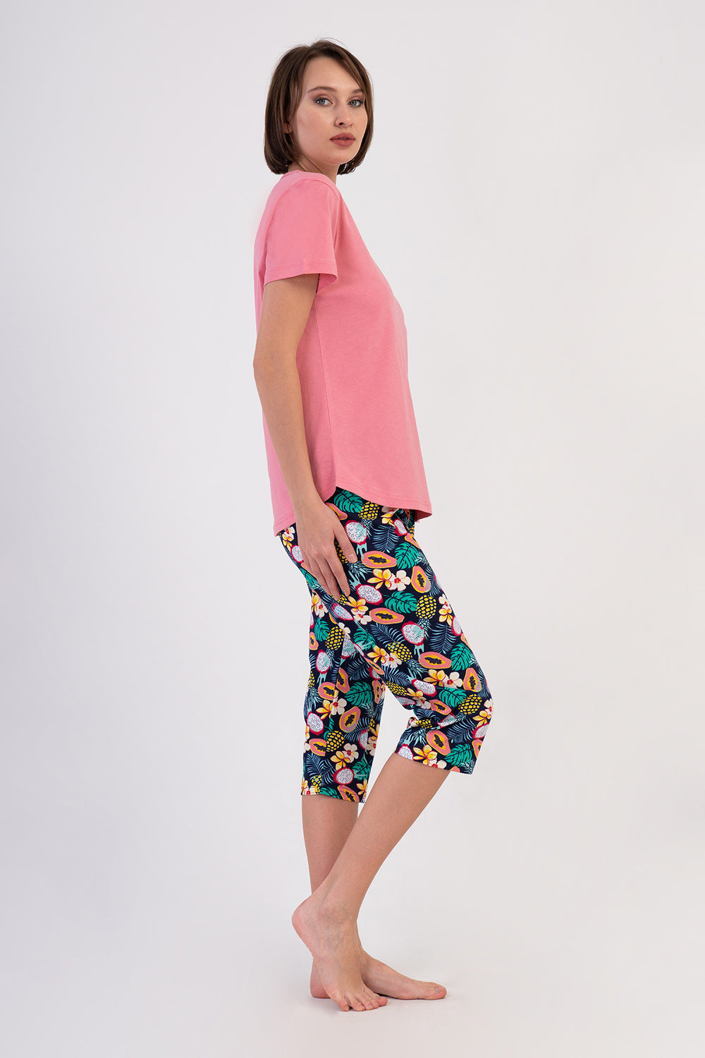 Woman Supreme Big Size Sola Capri Set