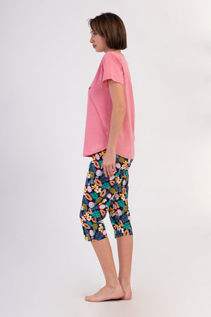 Woman Supreme Big Size Sola Capri Set