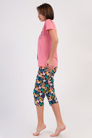 Woman Supreme Sola Buttoned Capri Set
