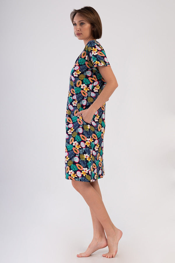 KADIN EV ELBISESI SUPREM 408302 - Vienetta1.GrupY.LACIVERT